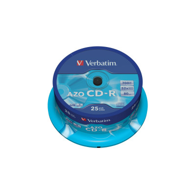 Verbatim CD-R AZO 700 MB, Spindel (25 Stück)