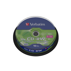 Verbatim CD-RW 700 MB, Spindel (10 Stück)
