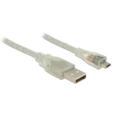Delock USB 2.0-Kabel USB A - Micro-USB B 2 m
