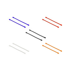 Delock Kabelbinder 250 mm x 4 mm Mehrfarbig, 10 Stück