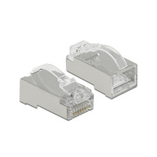 Delock Stecker RJ45 Cat.6 STP 20 Stück, Transparent, geschirmt