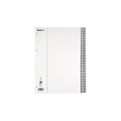 Biella Register A4 1-52 mit Indexblatt