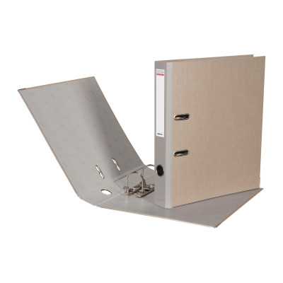 Biella Bundesordner Marmor 4 cm, Beige/Grau