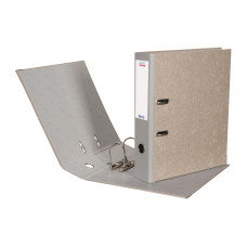 Biella Bundesordner Marmor 7 cm, Grau/Beige