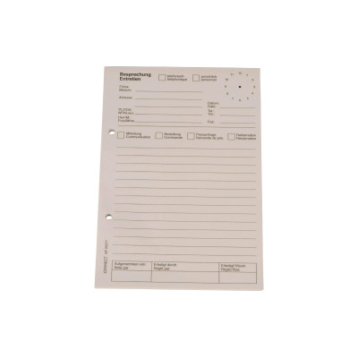 CONNECT Telefonblock A5 weiss