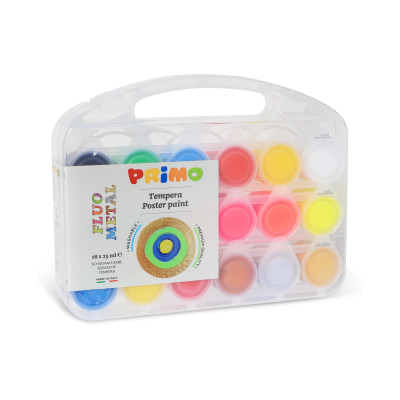 Primo Temperafarben 18 x 25 ml Box