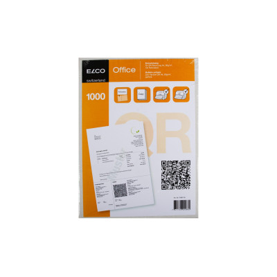 ELCO Rechnungsformular  für QR-Rechnungen, 1000 Stück