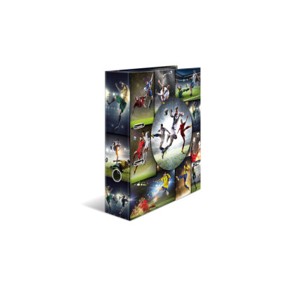 HERMA Ordner Fussball 7 cm, Mehrfarbig