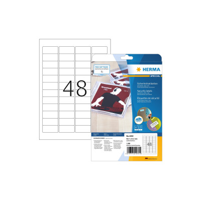 HERMA Sicherheits-Etiketten 4232  45.7 x 21.2 mm