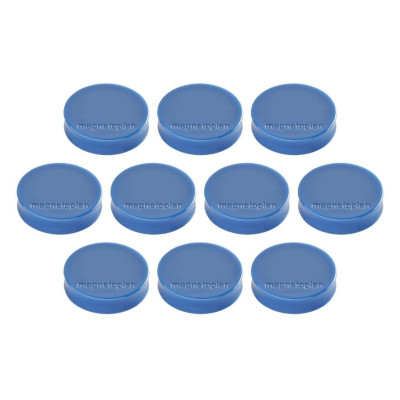 Magnetoplan Haftmagnet Ergo Medium Ø 3 cm Dunkelblau, 10 Stück