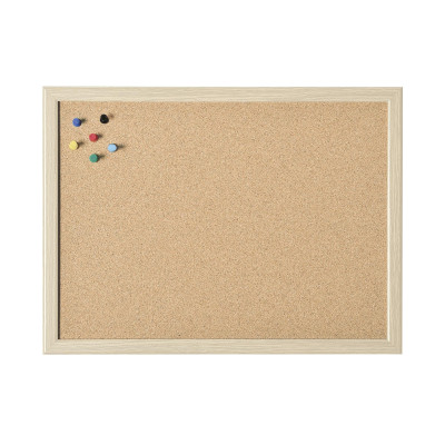 Magnetoplan Korktafel mit Holzrahmen 40 cm x 30 cm, Braun