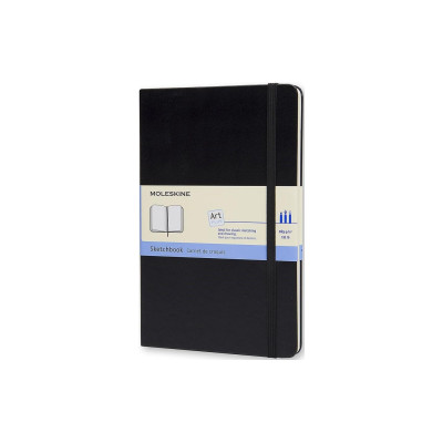 Moleskine Notizbuch A5 Blanko, Schwarz