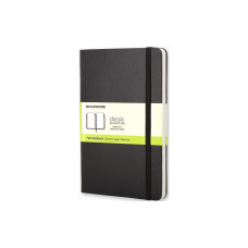 Moleskine Notizbuch Classic A6 Blanko, Schwarz, 192 Seiten