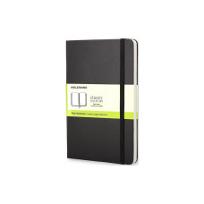 Moleskine Notizbuch Classic A5 Blanko, Schwarz, 240 Seiten