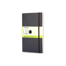 Moleskine Notizbuch Classic A5 Blanko, Schwarz, 192 Seiten