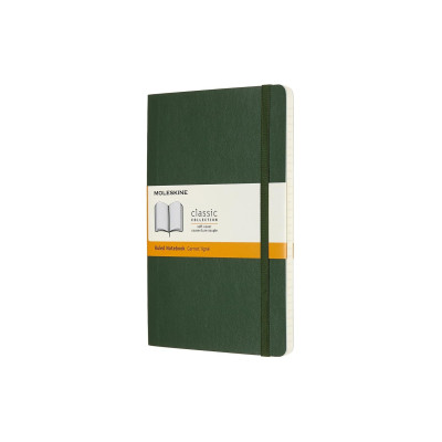 Moleskine Notizbuch Classic A5 Liniert, Grün, 192 Seiten