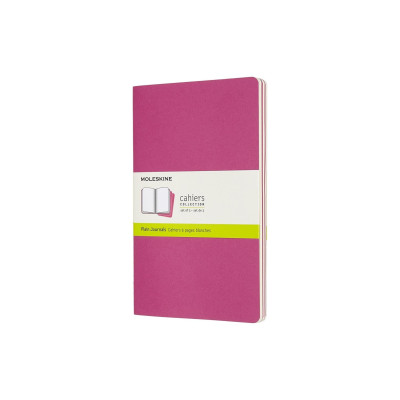 Moleskine Notizbuch A5 Blanko, Pink, 3-teilig
