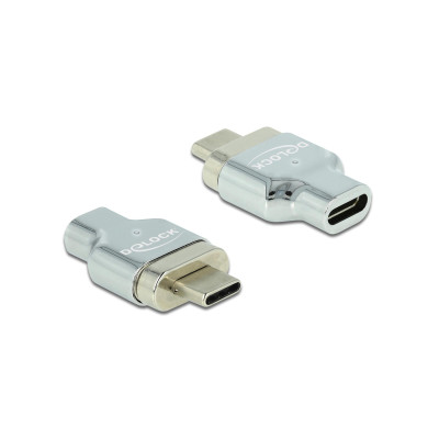Delock USB-Adapter USB-C Magnetisch TB3 & USB3.2, 40Gbps Delock USB-Adapter USB-C Magnetisch TB3 & USB3.2, 40Gbps