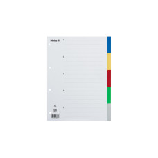 Biella Register A4 PP 5 Taben mit Indexblatt