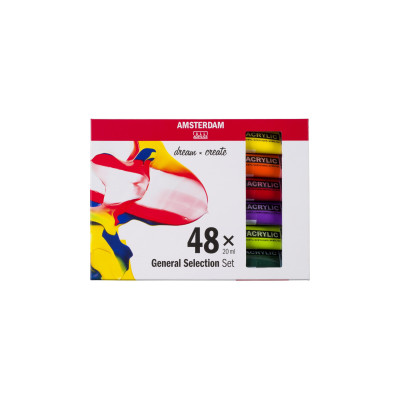 Amsterdam Acrylfarbe Standard 48 Tuben à 20 ml