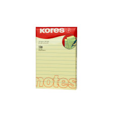 Kores Notizzettel liniert 15 x 10 cm, Hellgelb Kores Notizzettel liniert 15 x 10 cm, Hellgelb