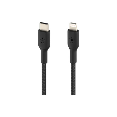 Belkin USB-Ladekabel Braided Boost Charge USB-C - Lightning 2 m