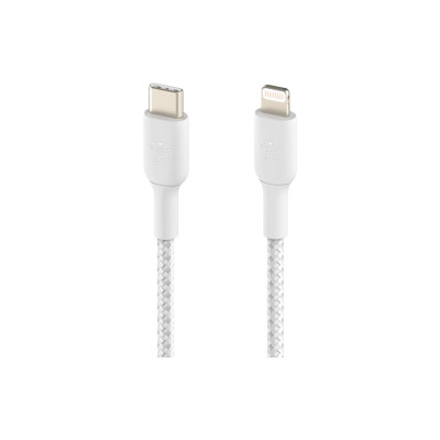 Belkin USB-Ladekabel Braided Boost Charge USB-C - Lightning 2 m