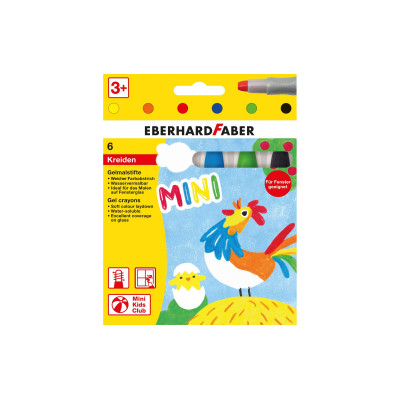 Eberhard Faber Gelmalstifte Basic, 6 Stück Eberhard Faber Gelmalstifte Basic, 6 Stück