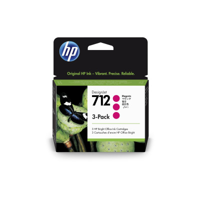HP Tinte Nr. 712 (3ED78A) Magenta (3er-Pack)