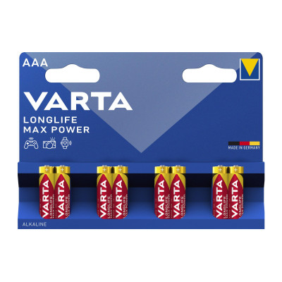 Varta Batterie Longlife Max Power AAA 8 Stück
