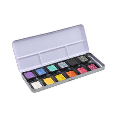 Finetec Aquarellfarbe Rainbow 12 Farben