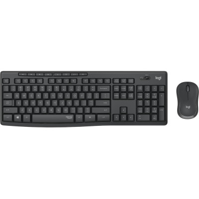 Logitech Tastatur-Maus-Set MK295 Graphite CH-Layout