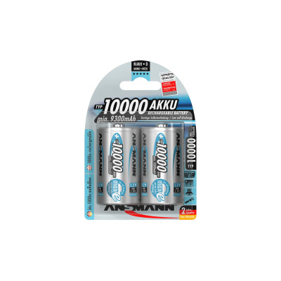 Ansmann Akku 2x D Typ 10000 9300 mAh