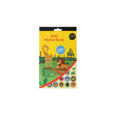 I AM CREATIVE Stickerbuch Zoo 6 Seiten