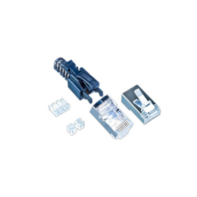 Wirewin Stecker RJ45 KAT6A Securelock 10 Stück, Schwarz