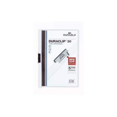 DURABLE Klemmhefter Duraclip 30 A4, Weiss DURABLE Klemmhefter Duraclip 30 A4, Weiss