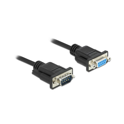 Delock Verlängerungskabel RS-232 DB9, f-m 2 m Delock Verlängerungskabel RS-232 DB9, f-m 2 m
