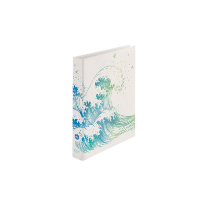 Herlitz Ordner MaX GREENline Welle 25 mm, Mehrfarbig