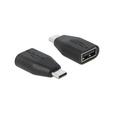 Delock USB-Adapter Datenblocker USB-C Stecker - USB-A Buchse Delock USB-Adapter Datenblocker USB-C Stecker - USB-A Buchse