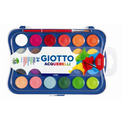 Giotto Wasserfarben 24 Stück, Mehrfarbig