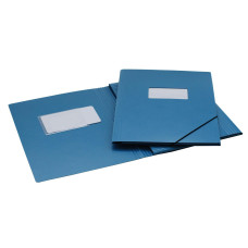 EROLA Gummibandmappe Pressspan A4 Blau