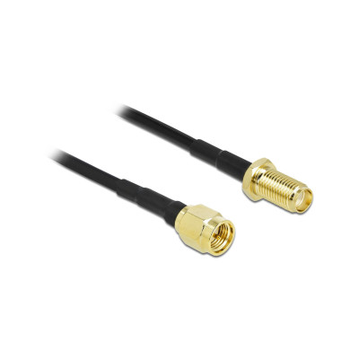 Delock Antennenkabel LTE/5G, CFD/LRM100 SMA zu SMA, 15 m