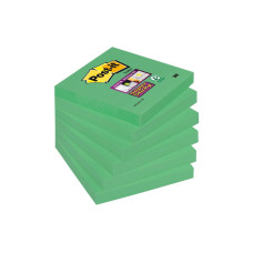3M Notizzettel Post-it Super Sticky Grün 7.6 cm x 7.6 cm 3M Notizzettel Post-it Super Sticky Grün 7.6 cm x 7.6 cm