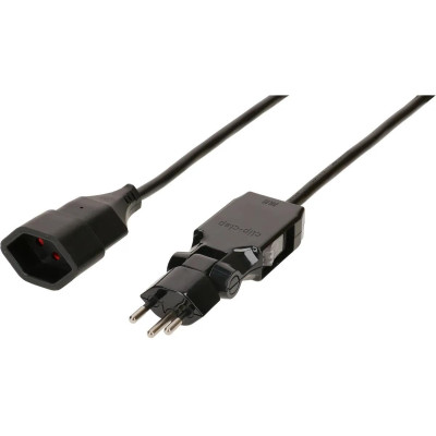 Max Hauri Verlängerungskabel 5 m T13 - T12 Clip-Clap, Schwarz Max Hauri Verlängerungskabel 5 m T13 - T12 Clip-Clap, Schwarz