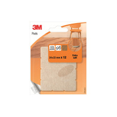3M Stuhlbeingleiter Pads Extra-Soft 24x22 mm 3M Stuhlbeingleiter Pads Extra-Soft 24x22 mm