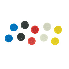 Nobo Haftmagnet Ø 3.2 cm 10 Stück, farbig sortiert Nobo Haftmagnet Ø 3.2 cm 10 Stück, farbig sortiert