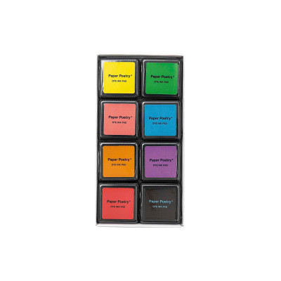 Rico Design Stempelkissen Essentials Mehrfarbig, 8 Stück