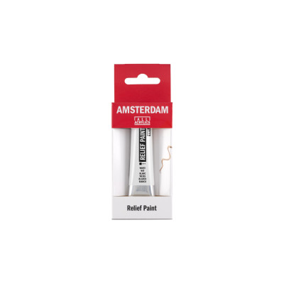 Amsterdam Acrylfarbe Reliefpaint 20 ml, Weiss