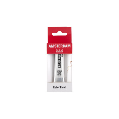 Amsterdam Acrylfarbe Reliefpaint 20 ml, Transparent