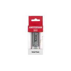 Amsterdam Acrylfarbe Reliefpaint 20 ml, Grau